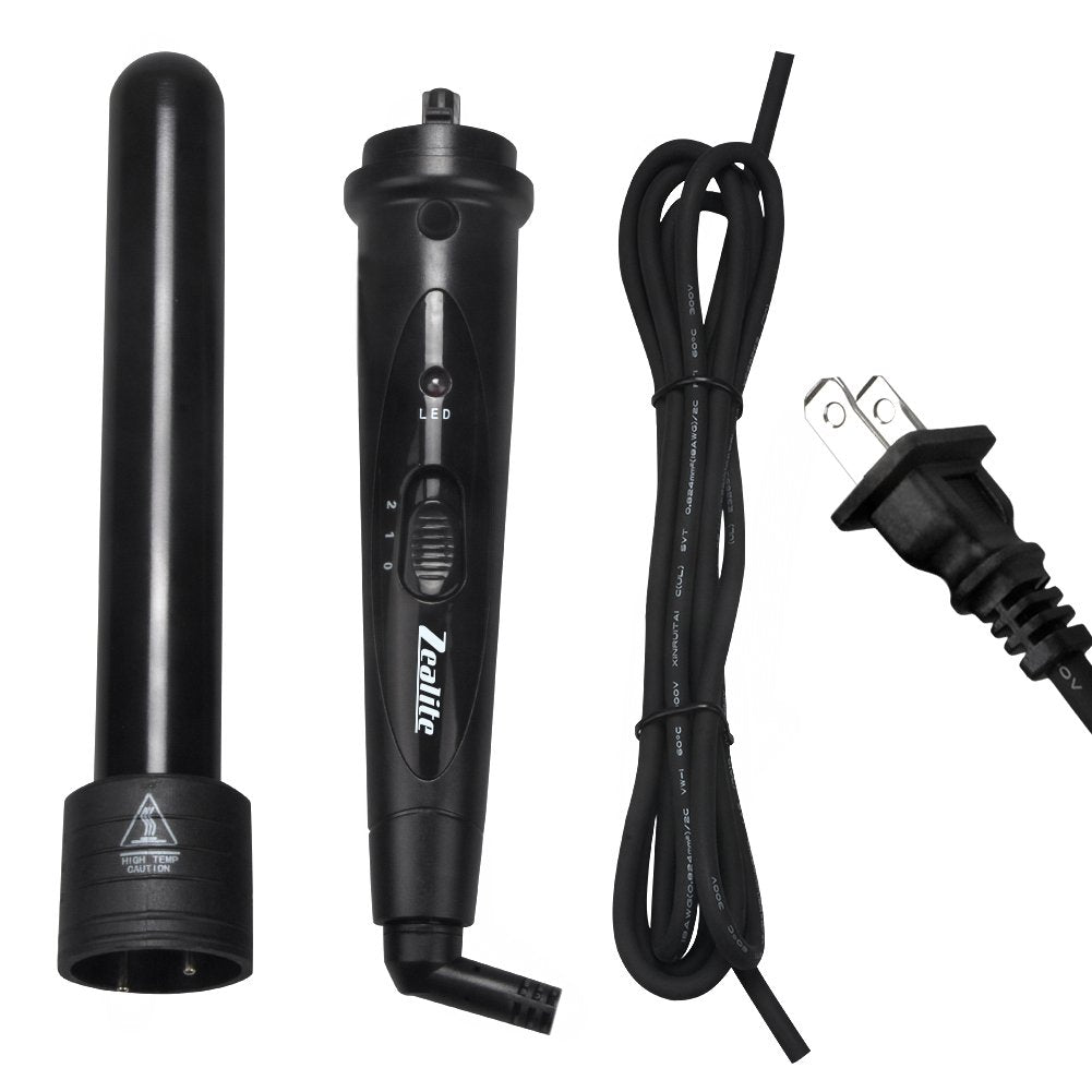 JuHaLeiw 1.25 inch barrel creates loose waves for everyday looks.