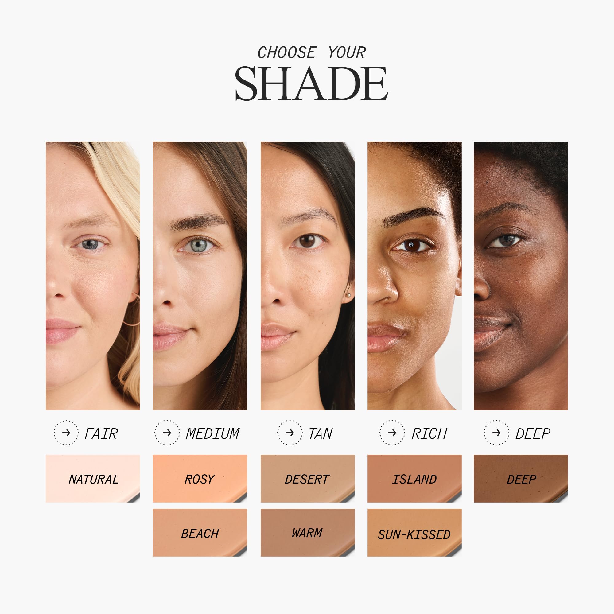 Juice Beauty CC Cream swirled on skin shows even tone and natural glow