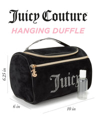 Juicy Couture cosmetics organizer in chic design helps keep essentials neatly packed