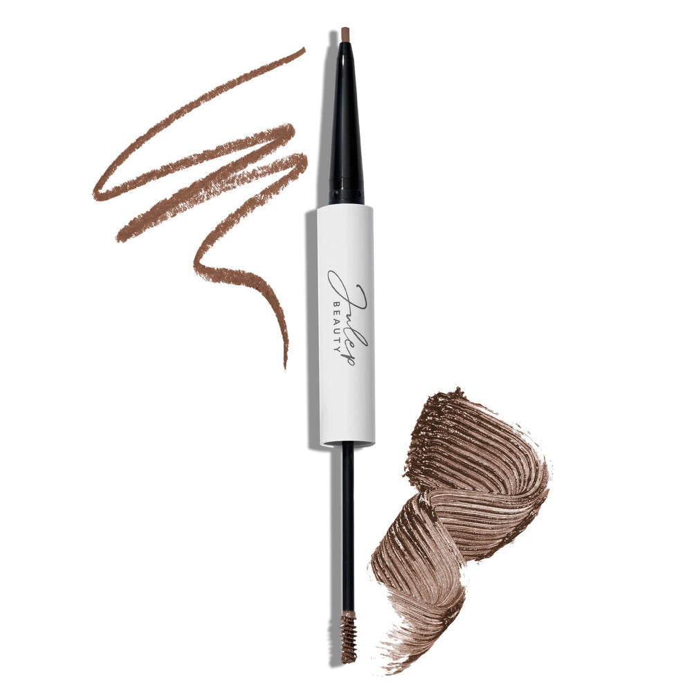 Julep Brow 101 dual-ended pencil and gel delivers precise shaping for natural-looking brows.