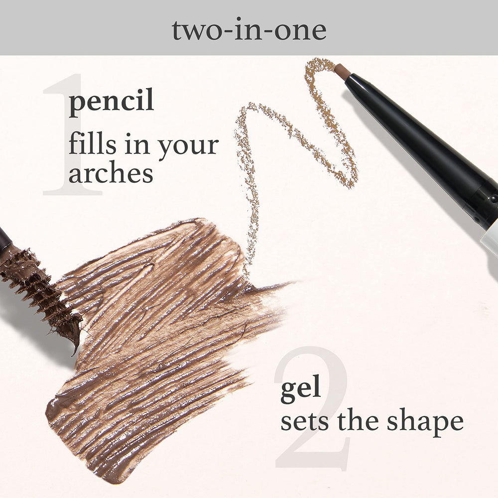 Julep Brow 101 tinted gel applying all-day hold and subtle color.