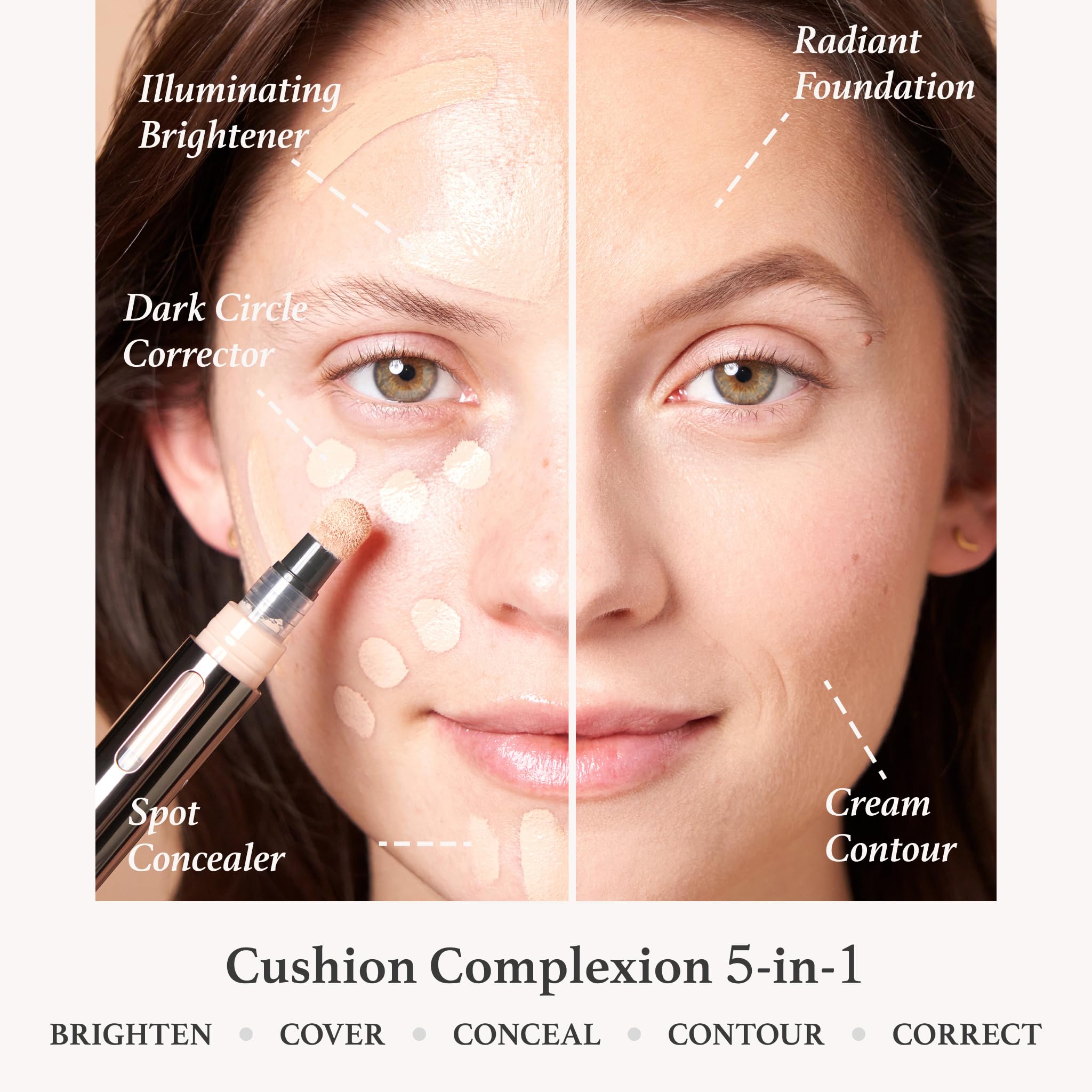 Julep Cushion Complexion Concealer Stick, cúrcuma como ingrediente clave