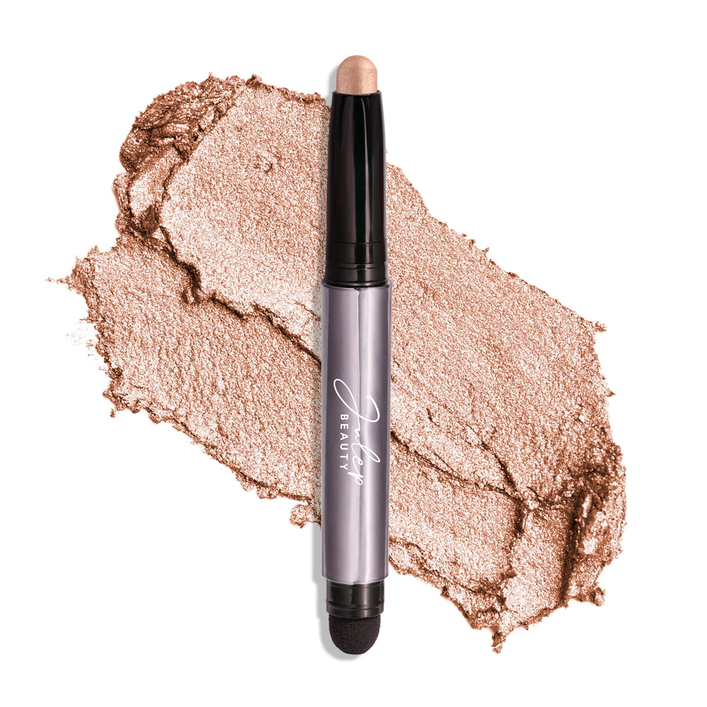 Julep Eyeshadow 101 Champagne Shimmer application delivers easy one-swipe color payoff.
