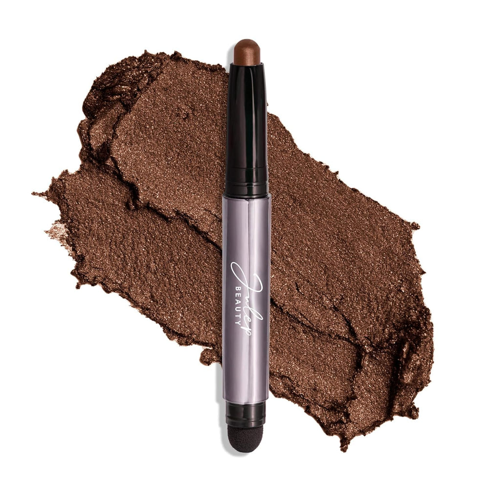 Julep Eyeshadow 101 Cocoa Shimmer swatches show versatile cocoa glow for day-to-night looks