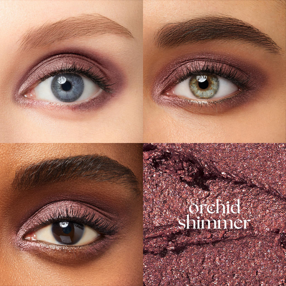 Julep Eyeshadow 101 Cream-to-Powder texture closeup highlights seamless blendability.