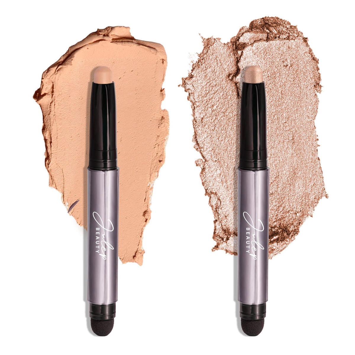 Julep Eyeshadow 101 Desert Matte Stick—a crease-proof, long-wearing neutral for everyday lids.