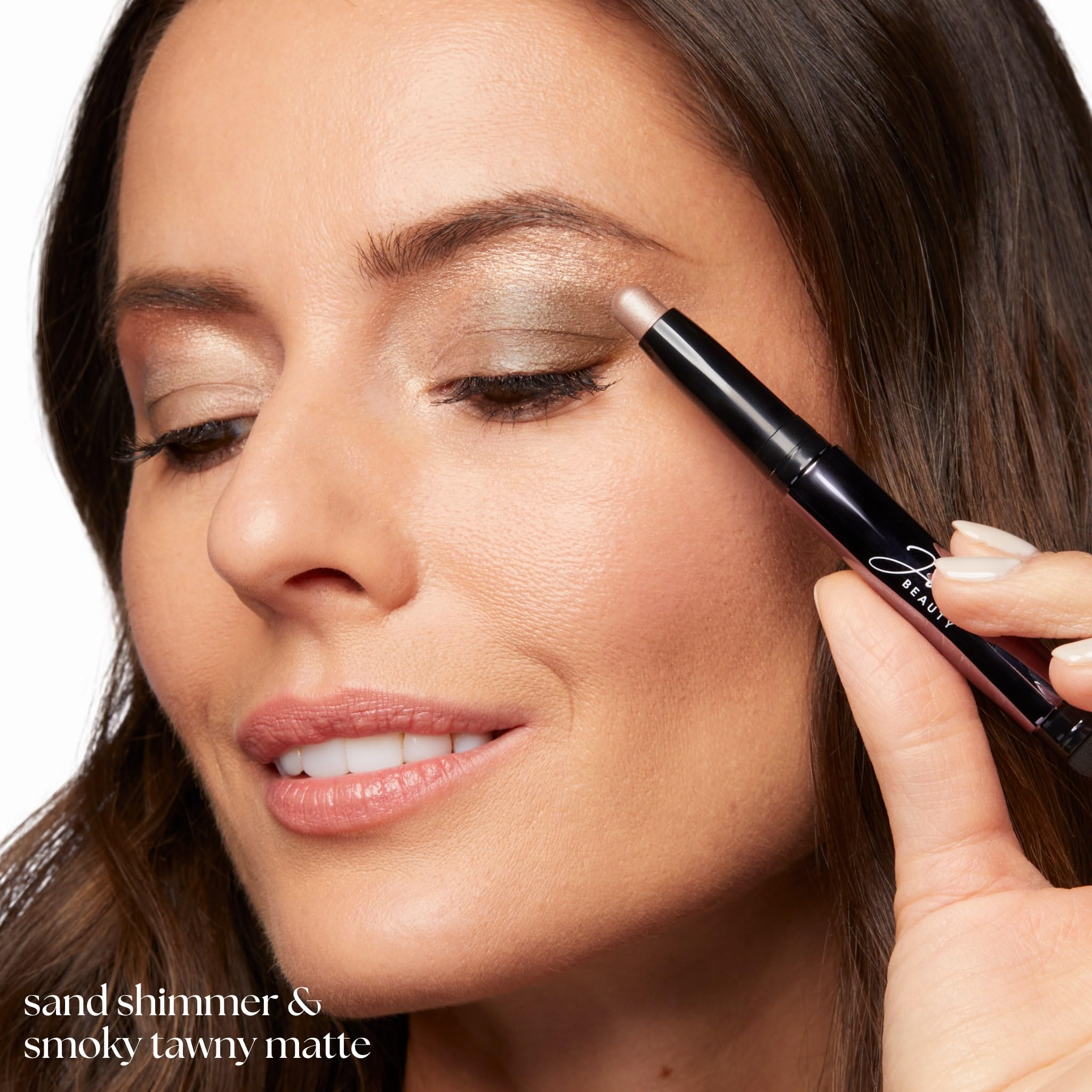 Julep Eyeshadow 101 Duo front view shows two versatile shades