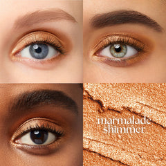 Julep Eyeshadow 101 Marmalade Shimmer swatch reveals creamy-to-powder texture