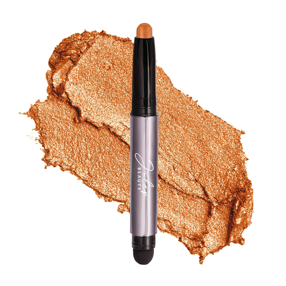 Julep Eyeshadow 101 Marmalade Shimmer twist mechanism shows portable color for on-the-go use