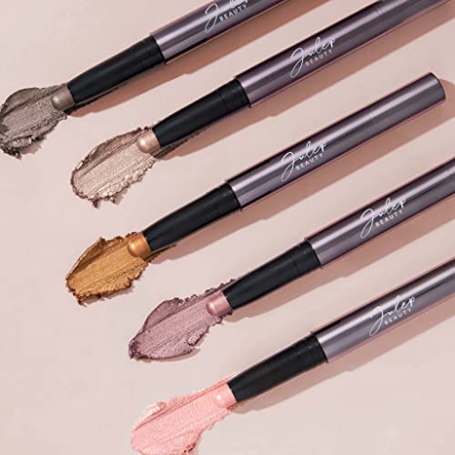 Julep Eyeshadow 101 pearl and rose pairing offers versatile shimmer looks.