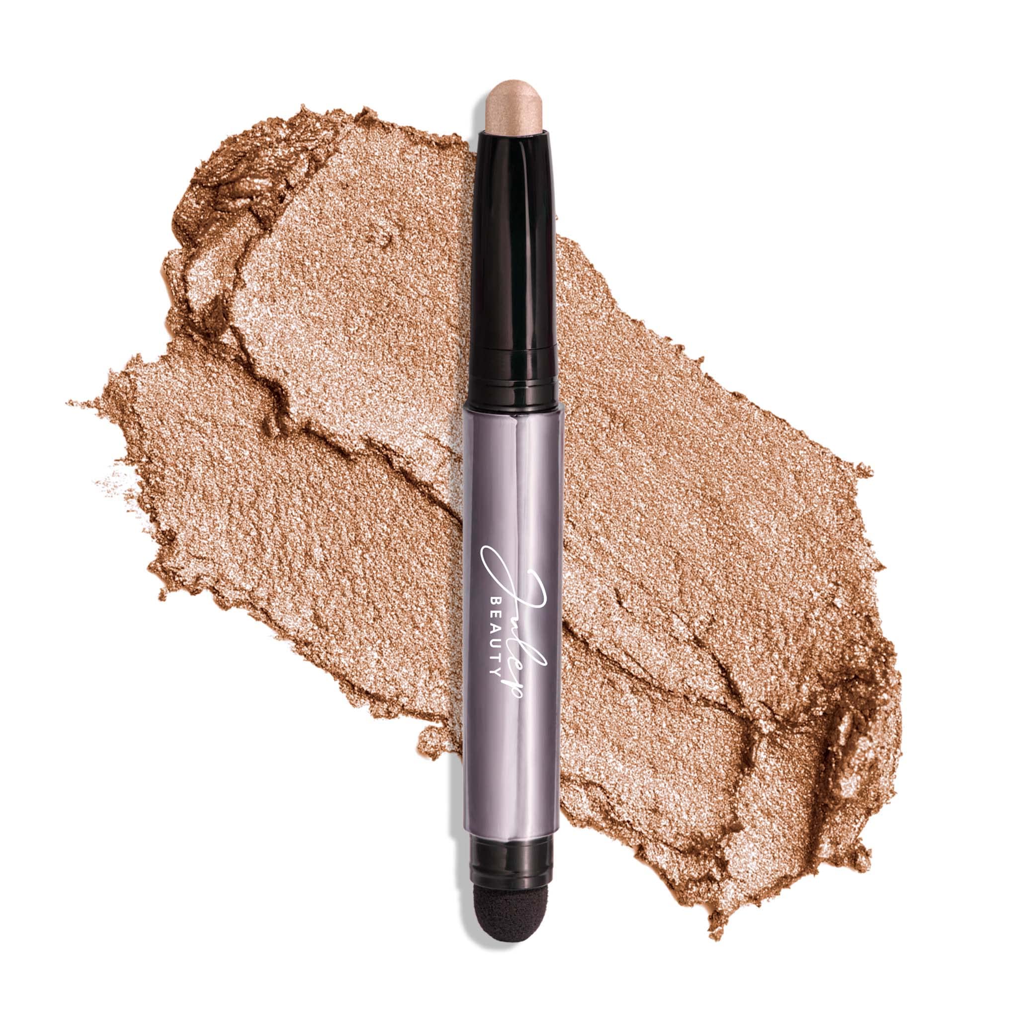 Julep Eyeshadow 101 Sand Shimmer stick closed shows creamy texture for quick application