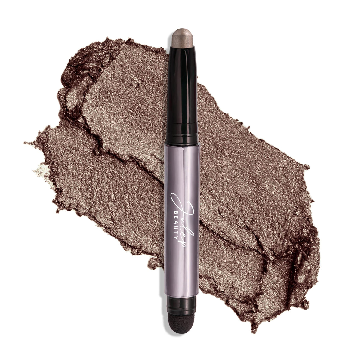 Julep Eyeshadow 101 taupe shimmer cream-to-powder finish for crease-free daily wear.