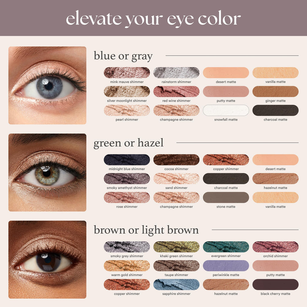 Julep Eyeshadow 101 compact design travels easily for quick touch-ups.