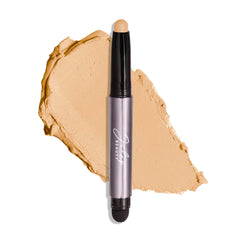 Julep Eyeshadow 101 Vanilla Matte closeup shows creamy pigment with fade-resistant wear.