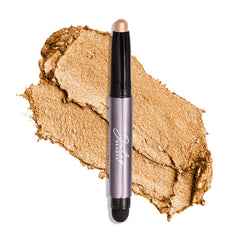 Julep Eyeshadow 101 warm gold shimmer stick swatch showing rich color and long wear