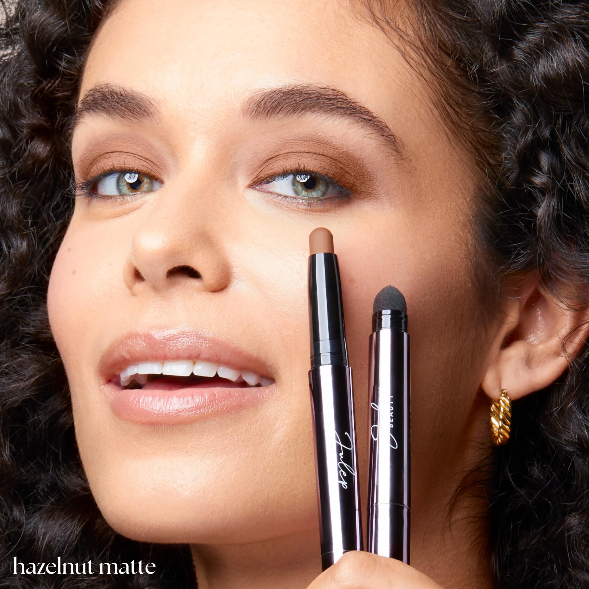 Julep Eyeshadow 101 waterproof finish guards color through activities and humidity.