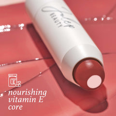 Julep It's Balm Tint Vitamin E core close-up emphasizes deep hydration.