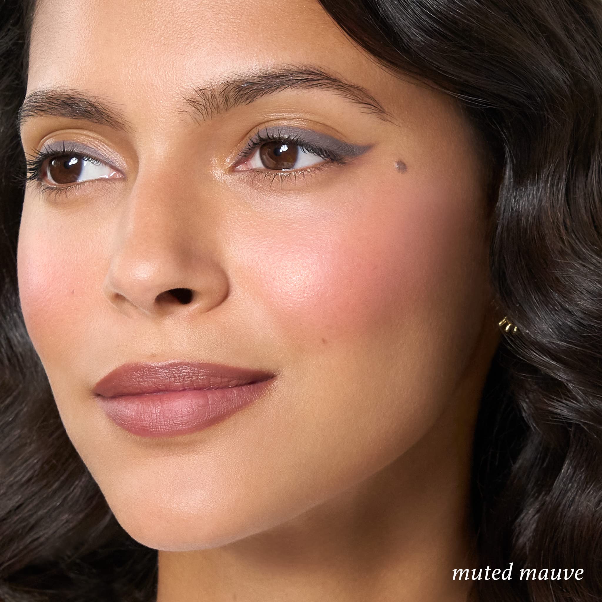 Julep Skip The Brush Blush Stick-muted mauve tone close-up