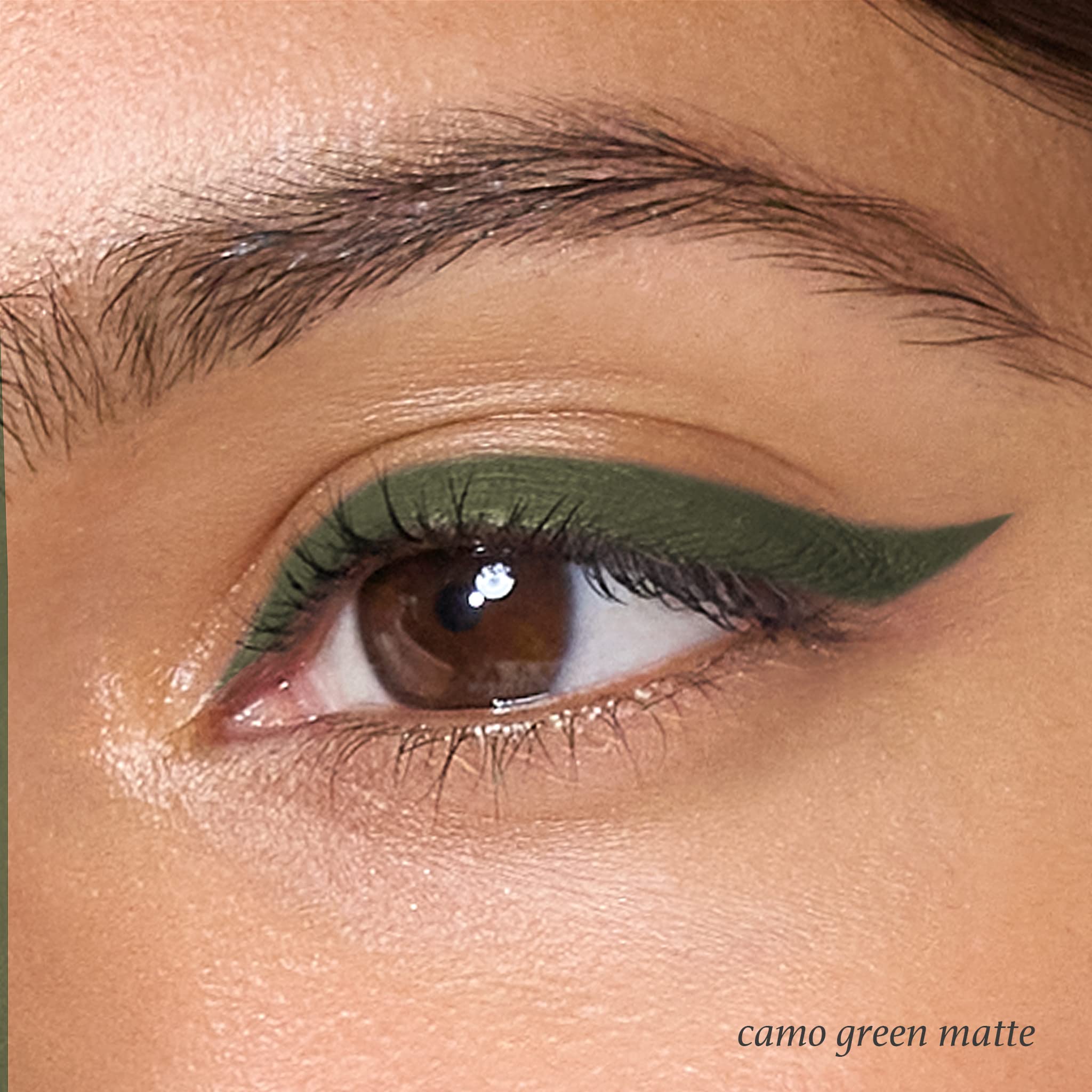 Julep When Pencil Met Gel camo green matte packaging shown for easy sharpening.