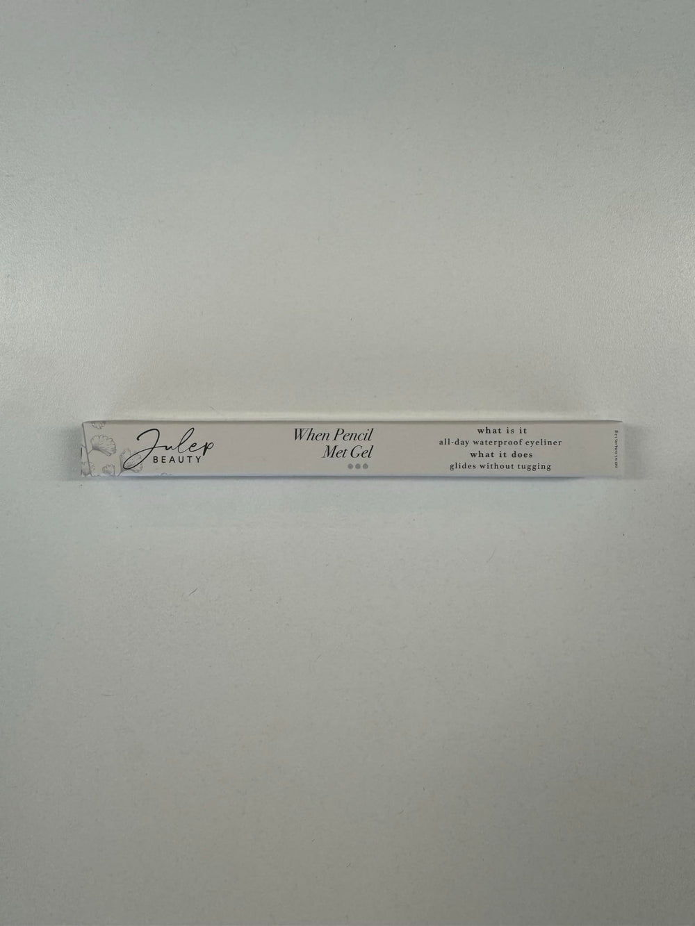 Julep When Pencil Met Gel packaging highlights sharpenable design and portability.