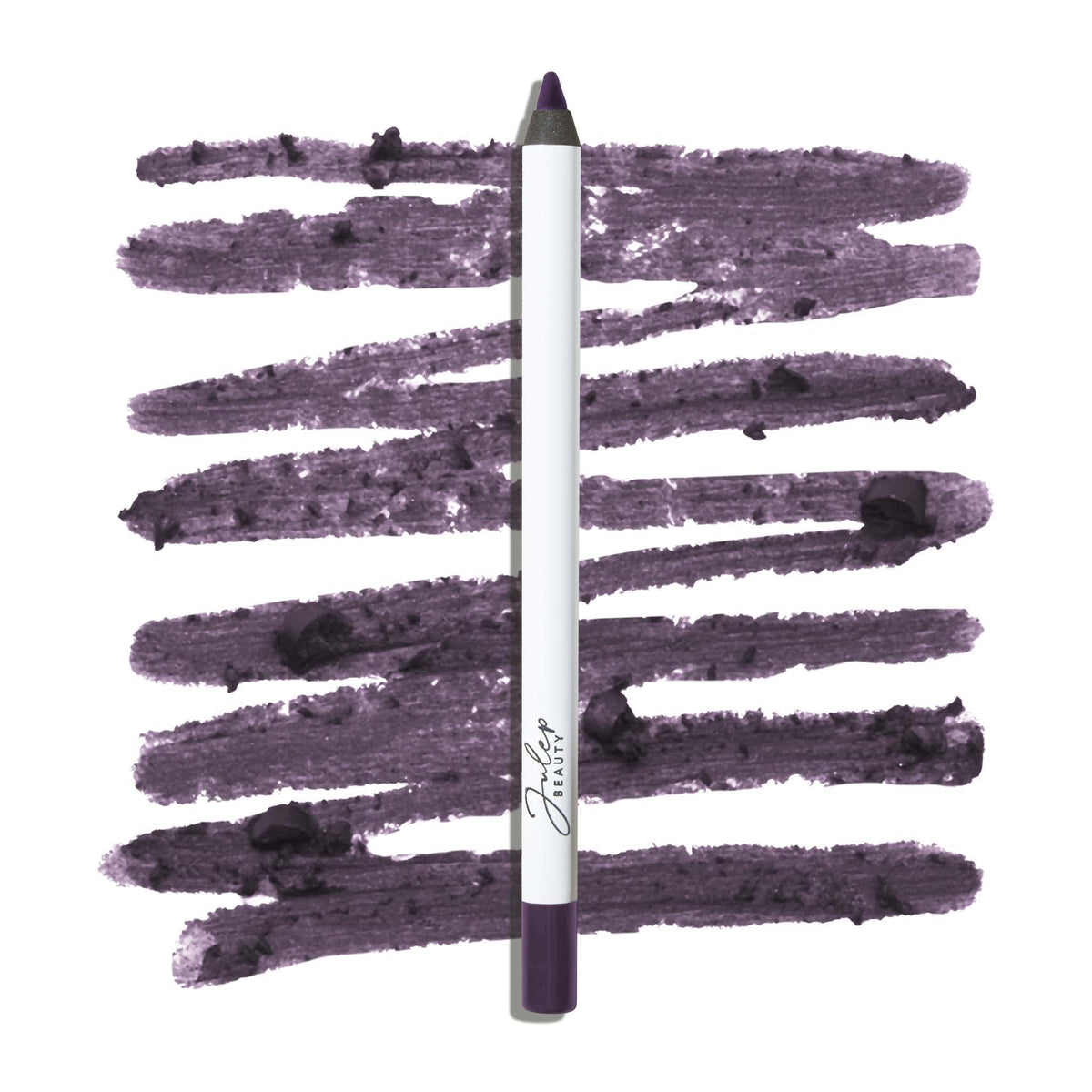 Julep When Pencil Met Gel Smoky Plum pencil-tip closeup for precise, long-wear line.
