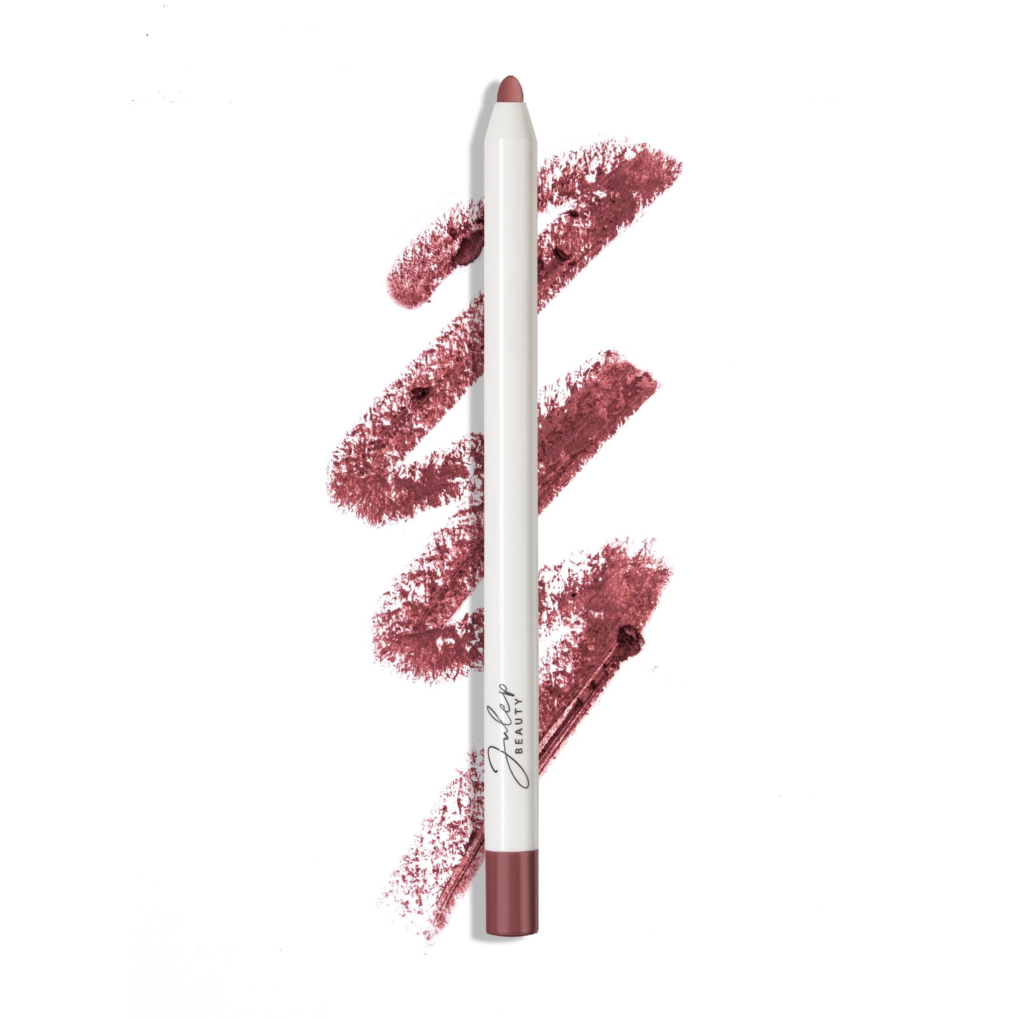 Julep lip liner Antique Rose twist demonstrates easy retractable design for quick definition.