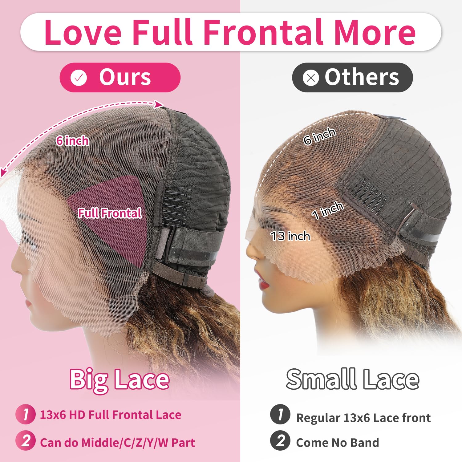 Jumida ombre-highlighted 4/27 wig displays vibrant color and textured water-wave pattern