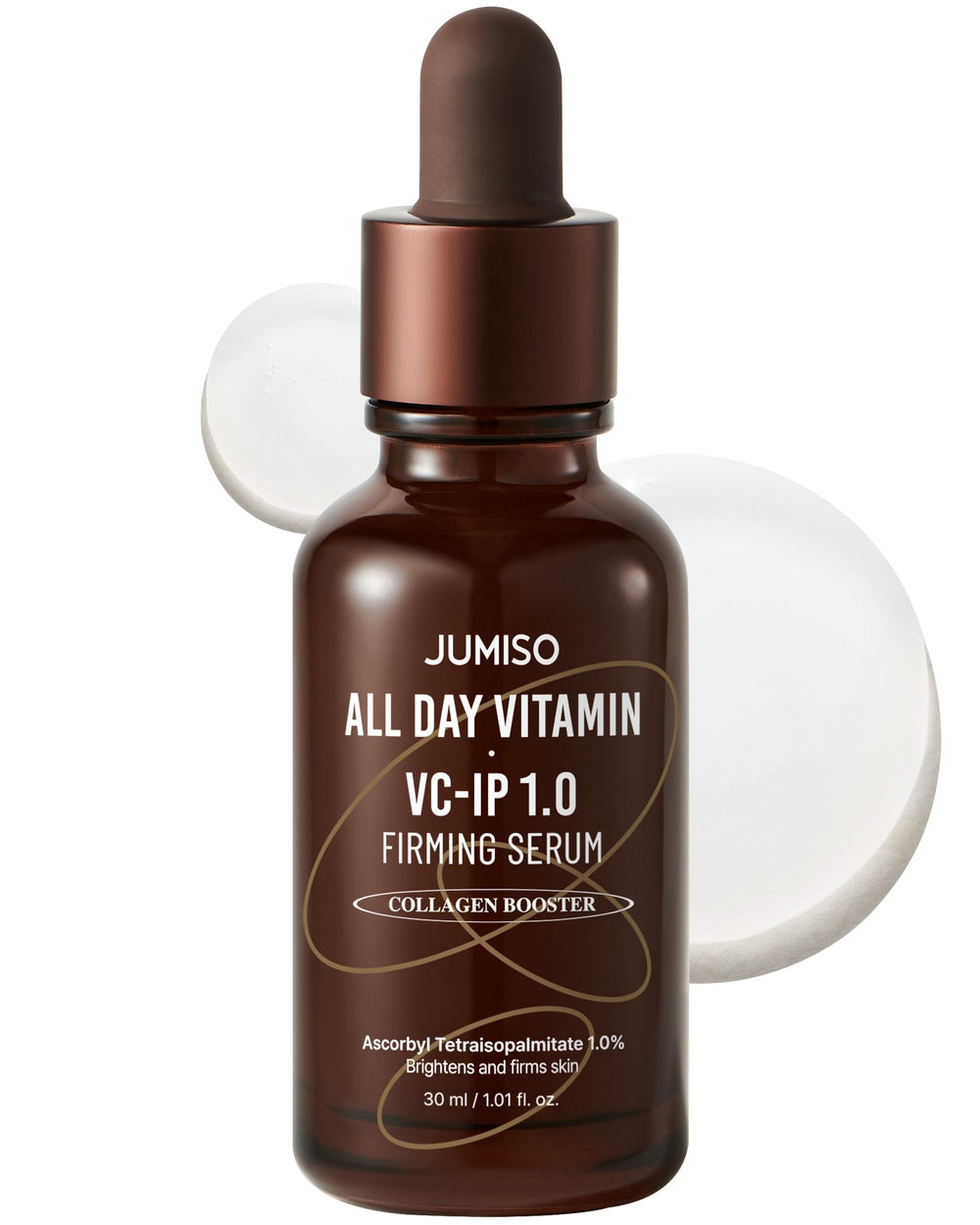 JUMISO All Day VC-IP 1.0 serum bottle front for brightening potential