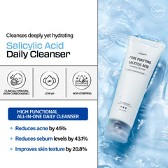 JUMISO blue clay montmorillonite illite powder swirl showcases clarifying detox for oil control.