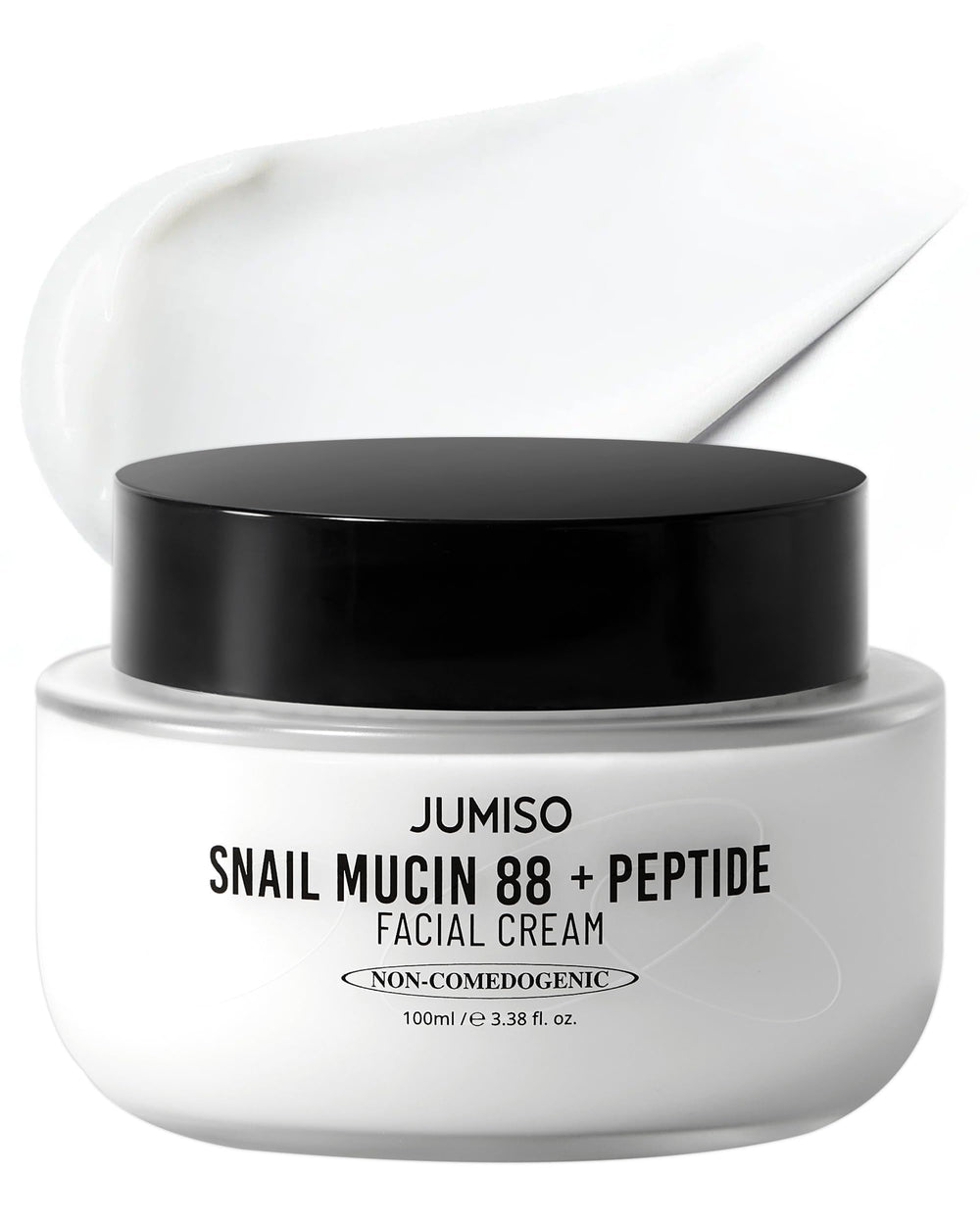 JUMISO Snail Mucin 88 Peptide Cream bottle offers quick hydration boost