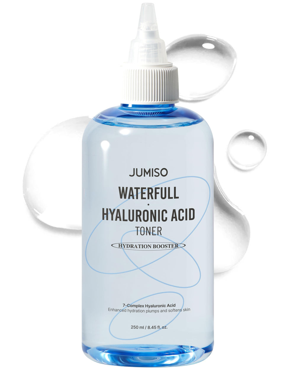JUMISO Waterfull Toner bottle front for daily hydration across skin types.