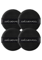 JUNG SAEM MOOL cushion puff round shape 2.1 inch ideal for smooth makeup application.