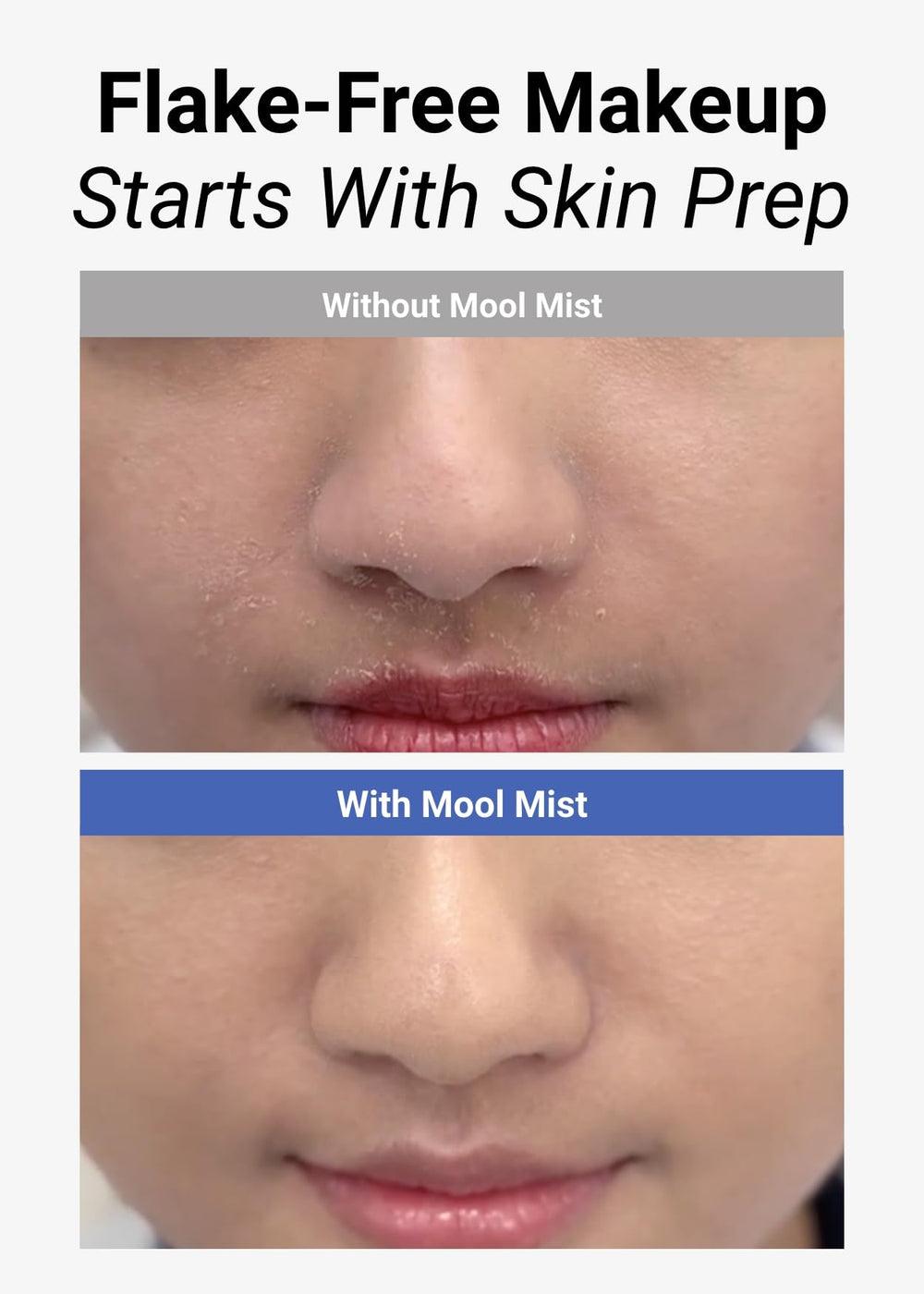 JUNG SAEM MOOL Essential Mool Micro Fitting Face Mist on-the-go travel size bottle for quick touch-ups.
