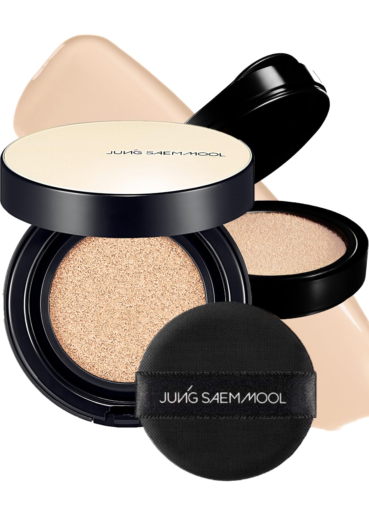Jung Saem Mool Essential Skin Nuder bottle shows long-lasting semi-matte coverage.