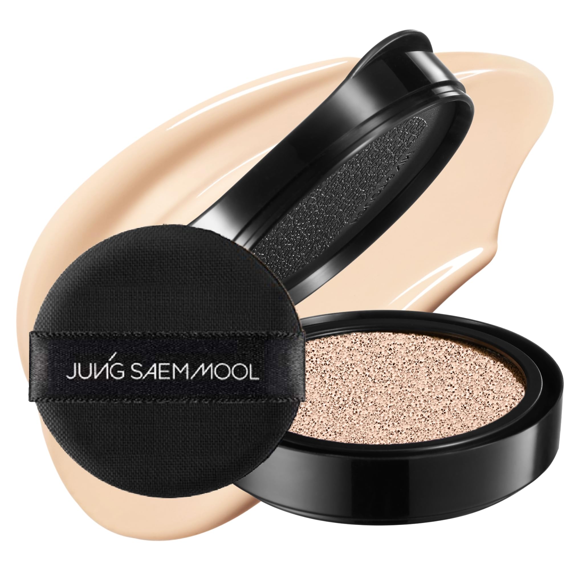 Jung Saem Mool Essential Skin Nuder Cushion 17 Fair Pink refill close-up with hydrating glow
