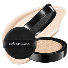 Jung Saem Mool Essential Skin Nuder Cushion refill 13 Fair yields a radiant, skin-like finish.