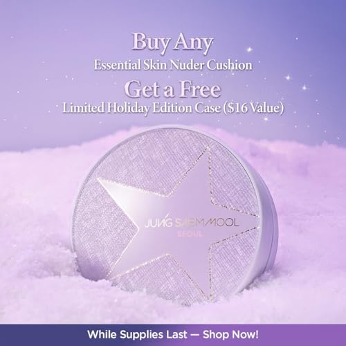 Jung Saem Mool Essential Skin Nuder cushion refill pack highlights eco-friendly replacement.