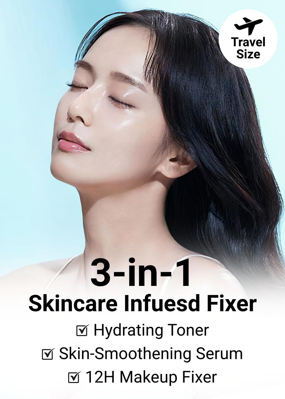Lock in makeup with JUNG SAEM MOOL's long-lasting face setting spray.