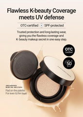 JUNG SAEM MOOL cushion close-up showing silky texture for dewy glow