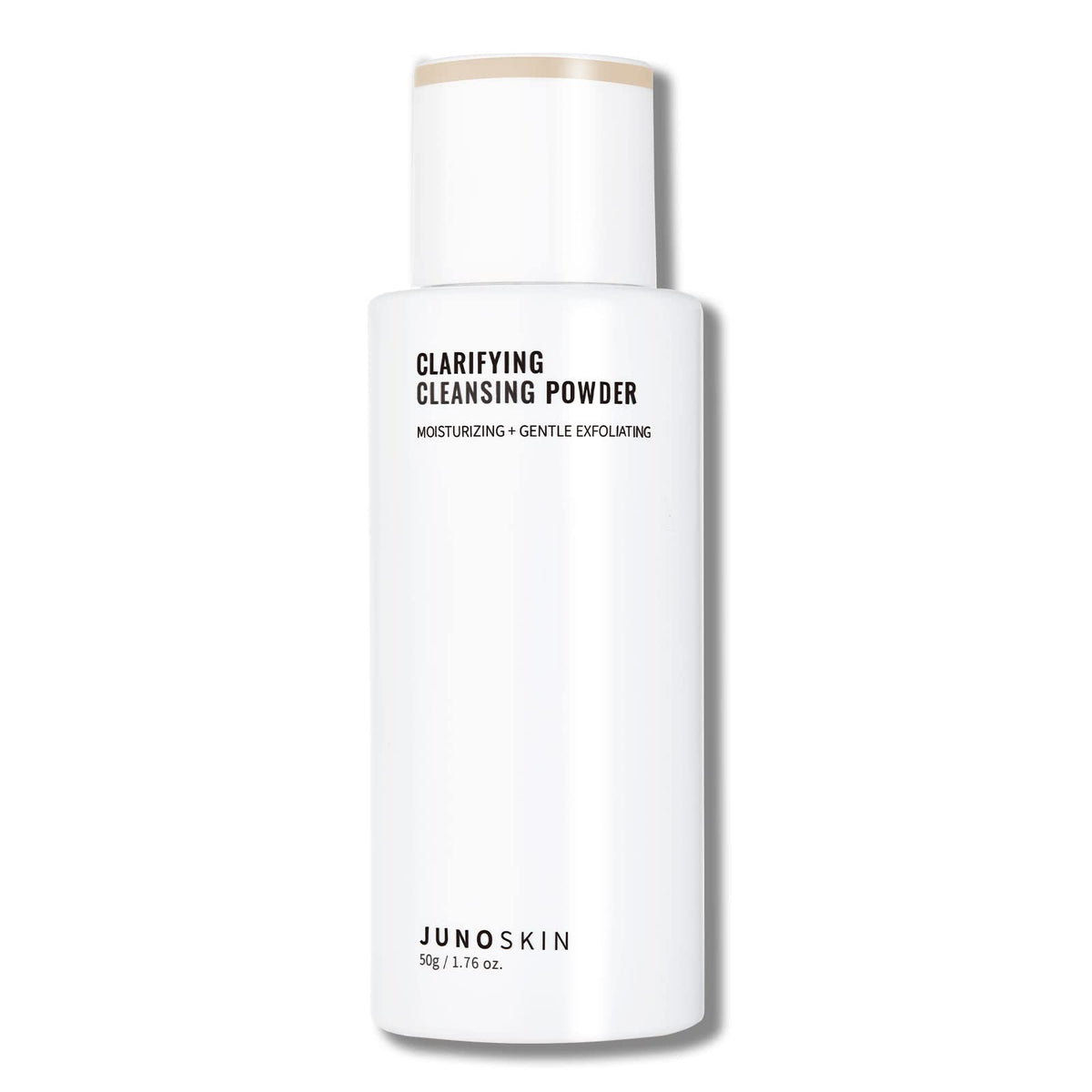 JUNO & Co. exfoliating face wash packaging signals gentle, sensitive-skin friendly formula.