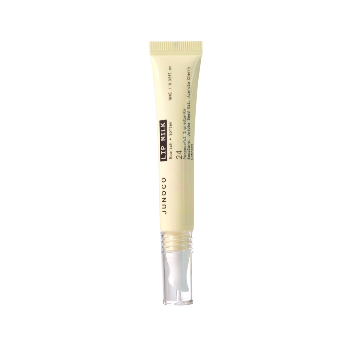 JUNO & Co Lip Milk 2in1 day-night hydration for soft lips.