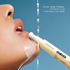 JUNO & Co Lip Milk tube packaging ready for quick lip prep.