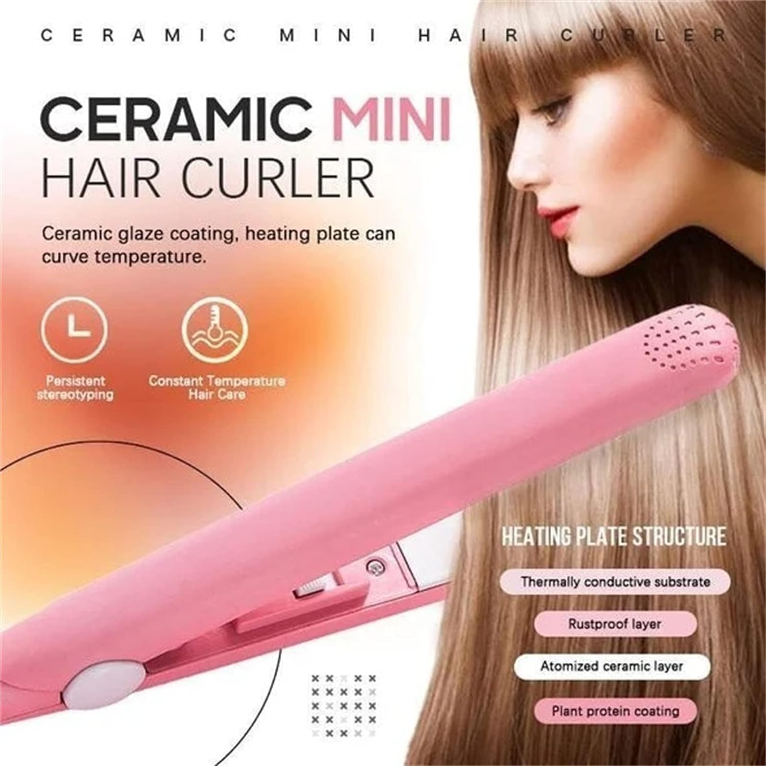 Juroicessry short-hair styling tool enables precise control near the scalp.