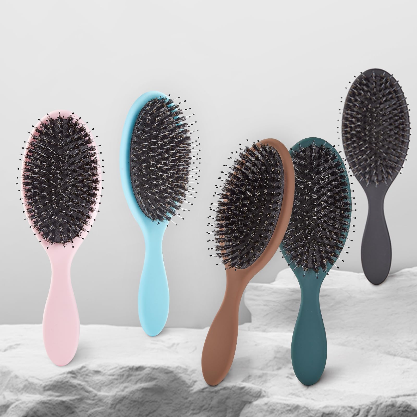 Jurrissa Boar Bristles Hair Brush gift-ready packaging and design