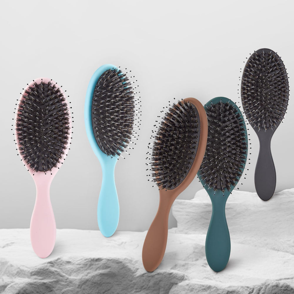 Jurrissa Boar Bristles Hair Brush gift-ready packaging and design