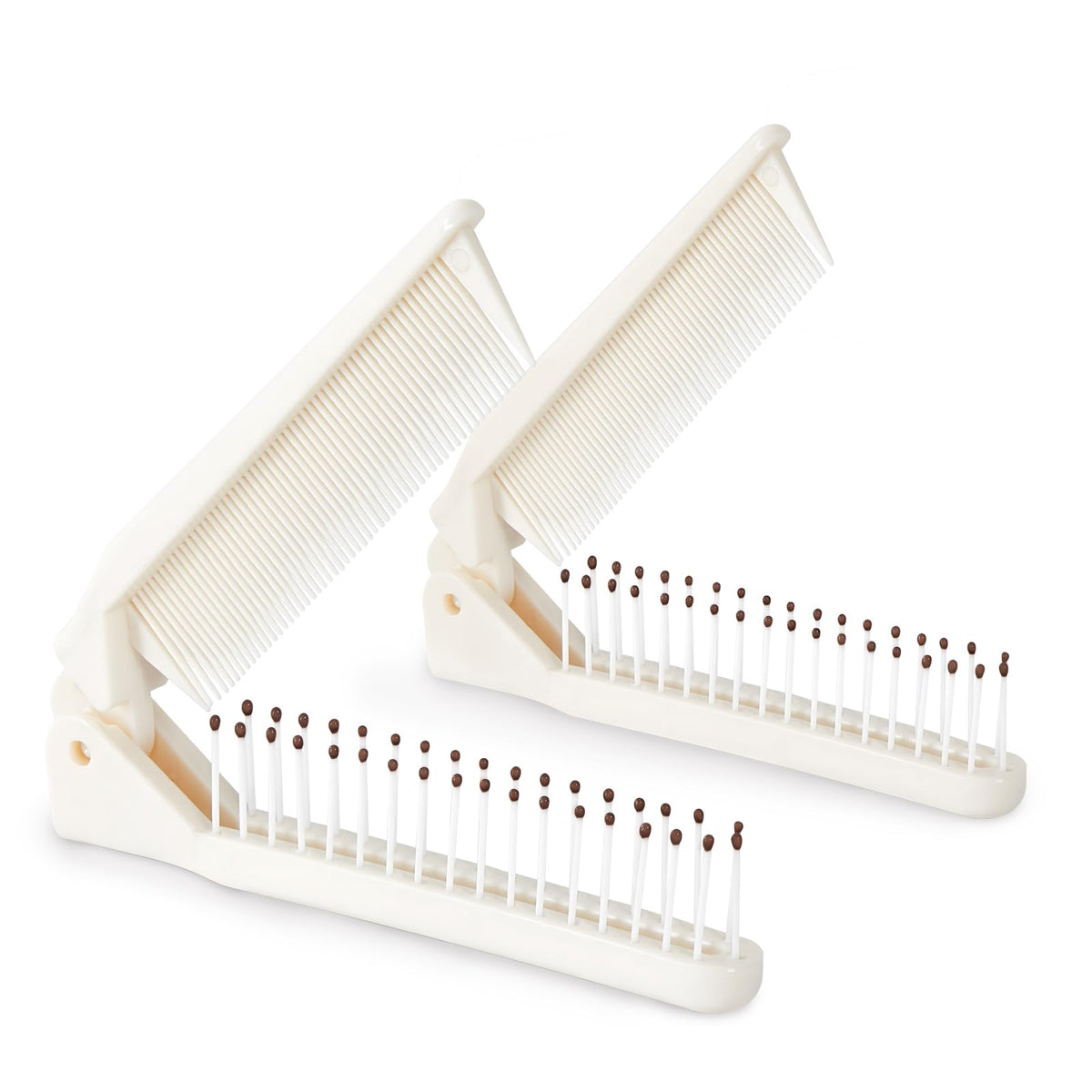 Jurrissa folding hair comb closed for portable travel