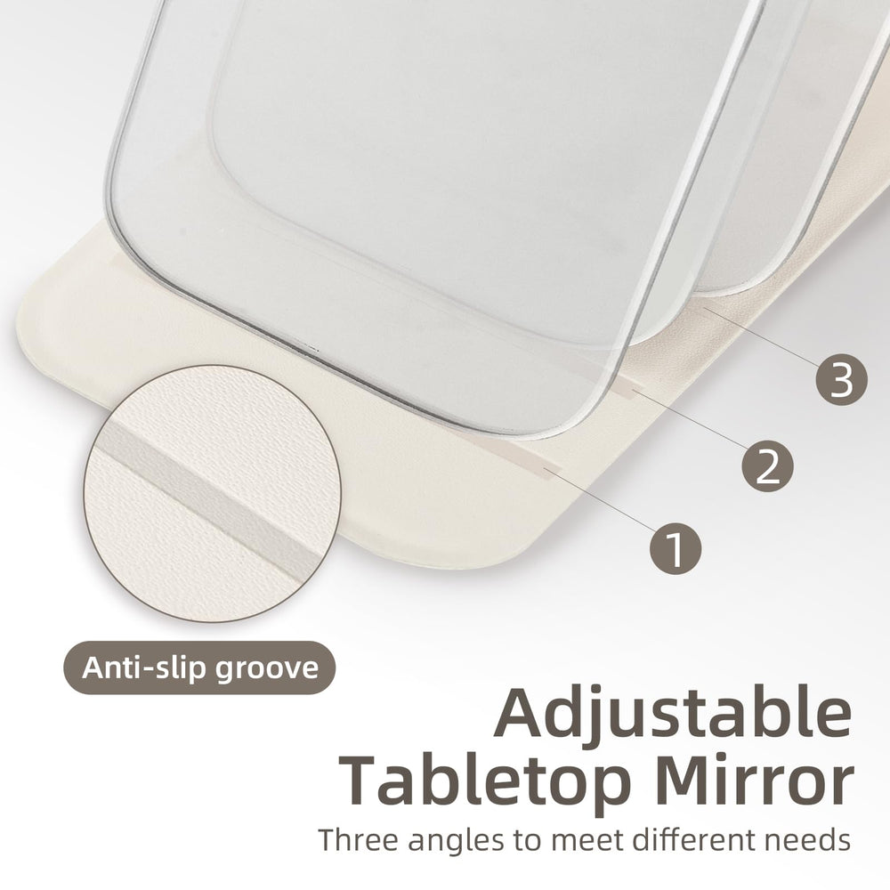 Jurrissa three-angle adjustable slots provide comfortable viewing.