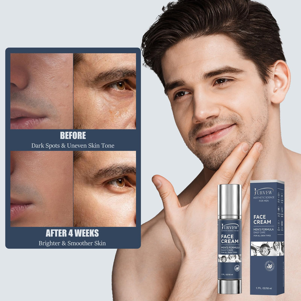 JURVEW post-shave relief scene showing calm, soothed skin after shaving.