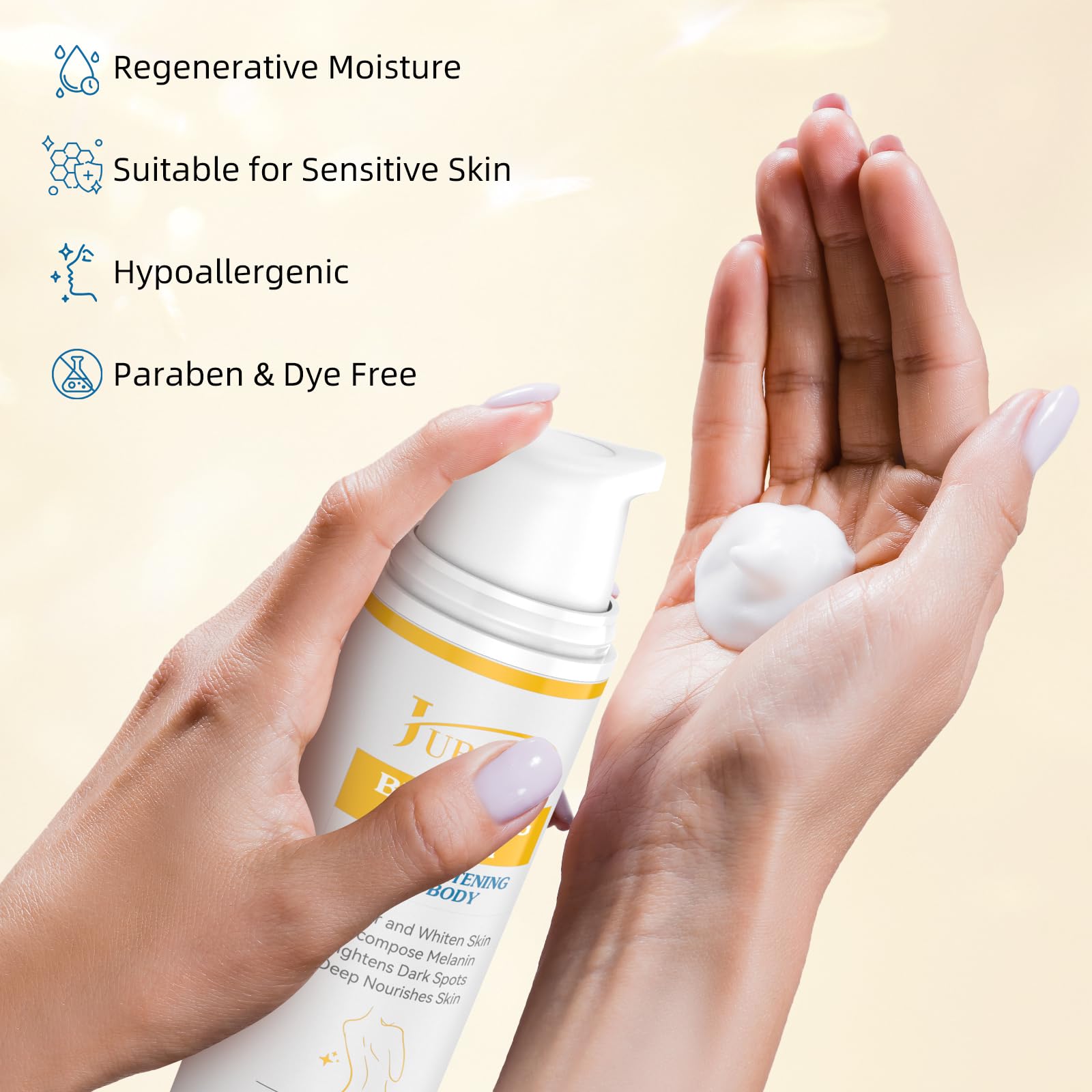 JURVEW intimate-area brightening cream for daily even tone