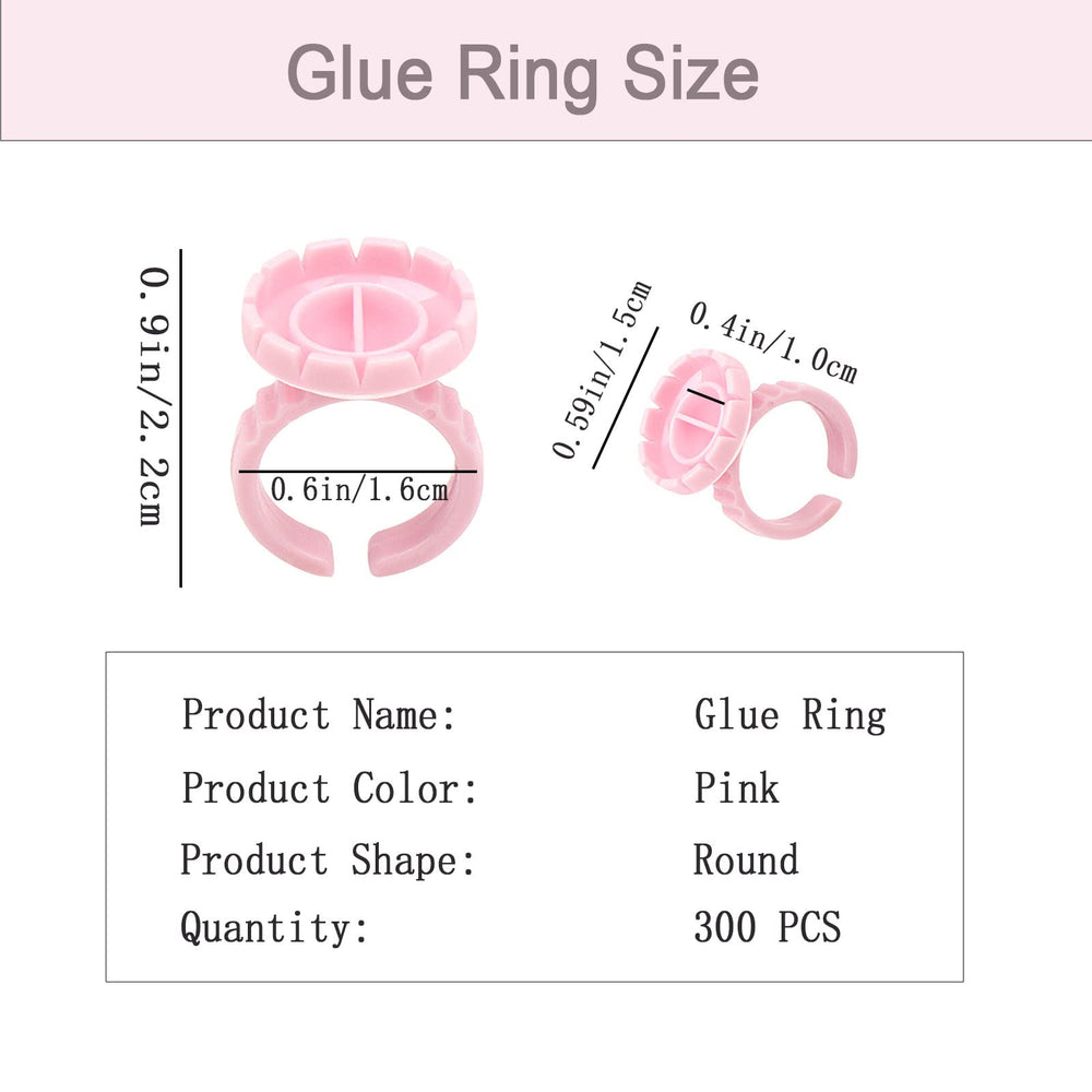 Jusbuya glue cups with V-notch design deliver controlled glue flow for precise lash fans